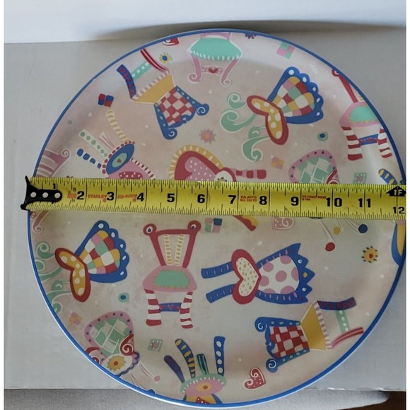 R.B. BERNARDA PORTUGAL 12 x 12" Whimsical Chairs Colorful Fun - Picture 6 of 6